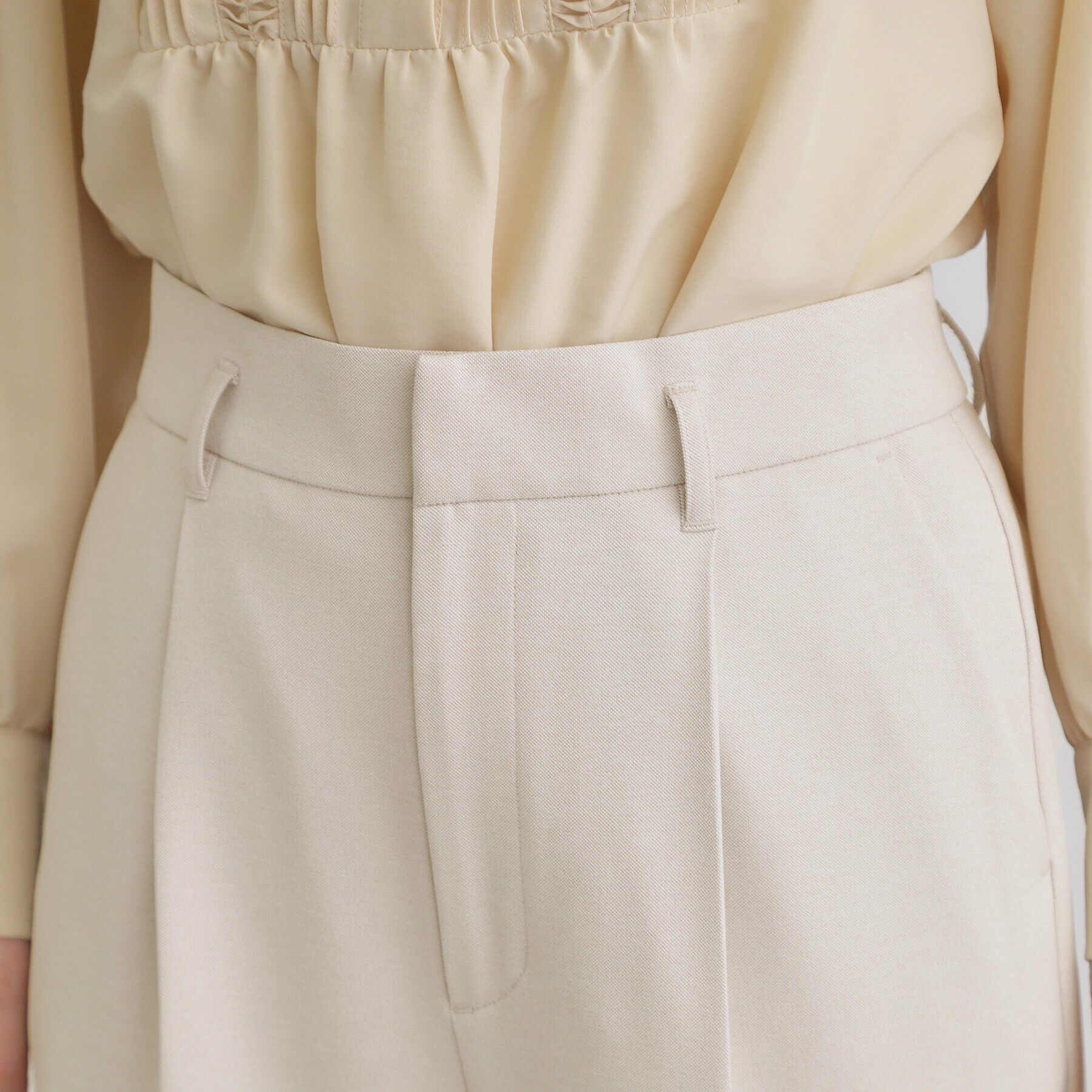 grove「【雑誌掲載】バックルベルトクロップドワイドパンツ」|その他|