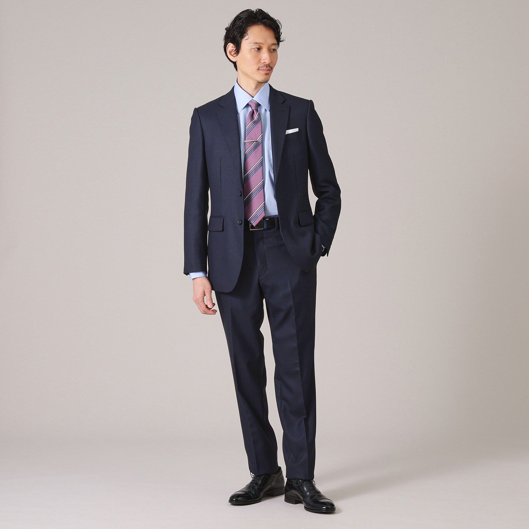 TAKEO KIKUCHI「グログラン セミワイドカラー シャツ」|シャツ・ブラウス|