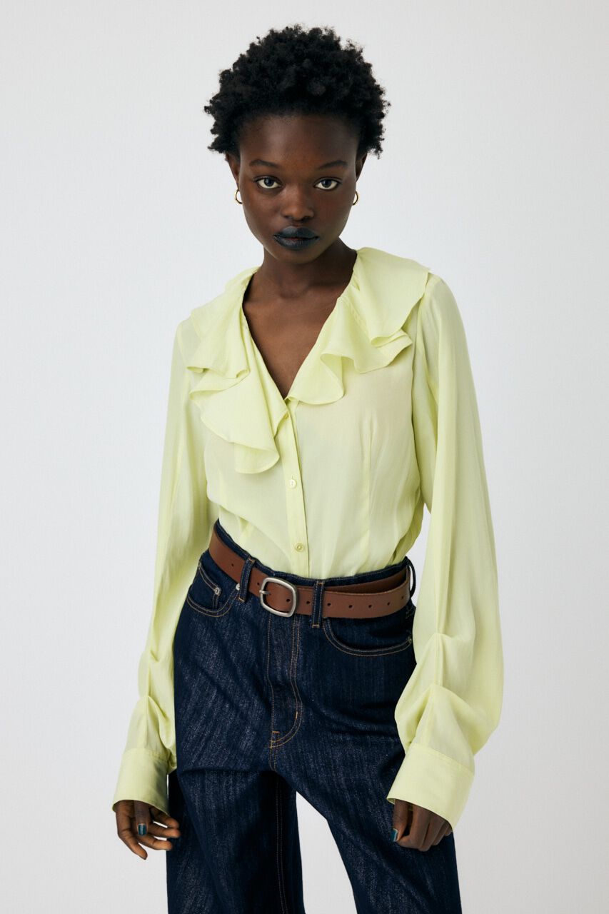 MOUSSY「RUFFLE ブラウス」|シャツ・ブラウス|