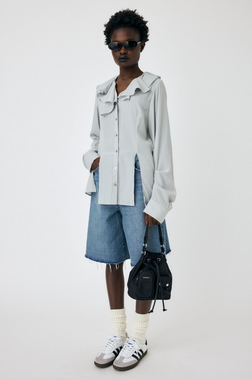 MOUSSY「RUFFLE ブラウス」|シャツ・ブラウス|