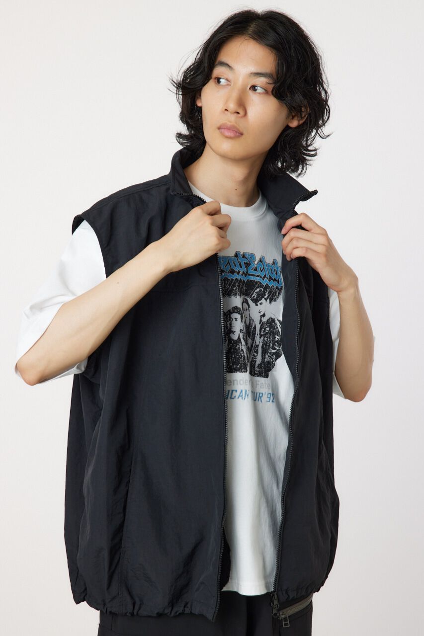 RODEO CROWNS「ワンポイントバルーンベスト」|ダウンベスト・ベスト|BLK