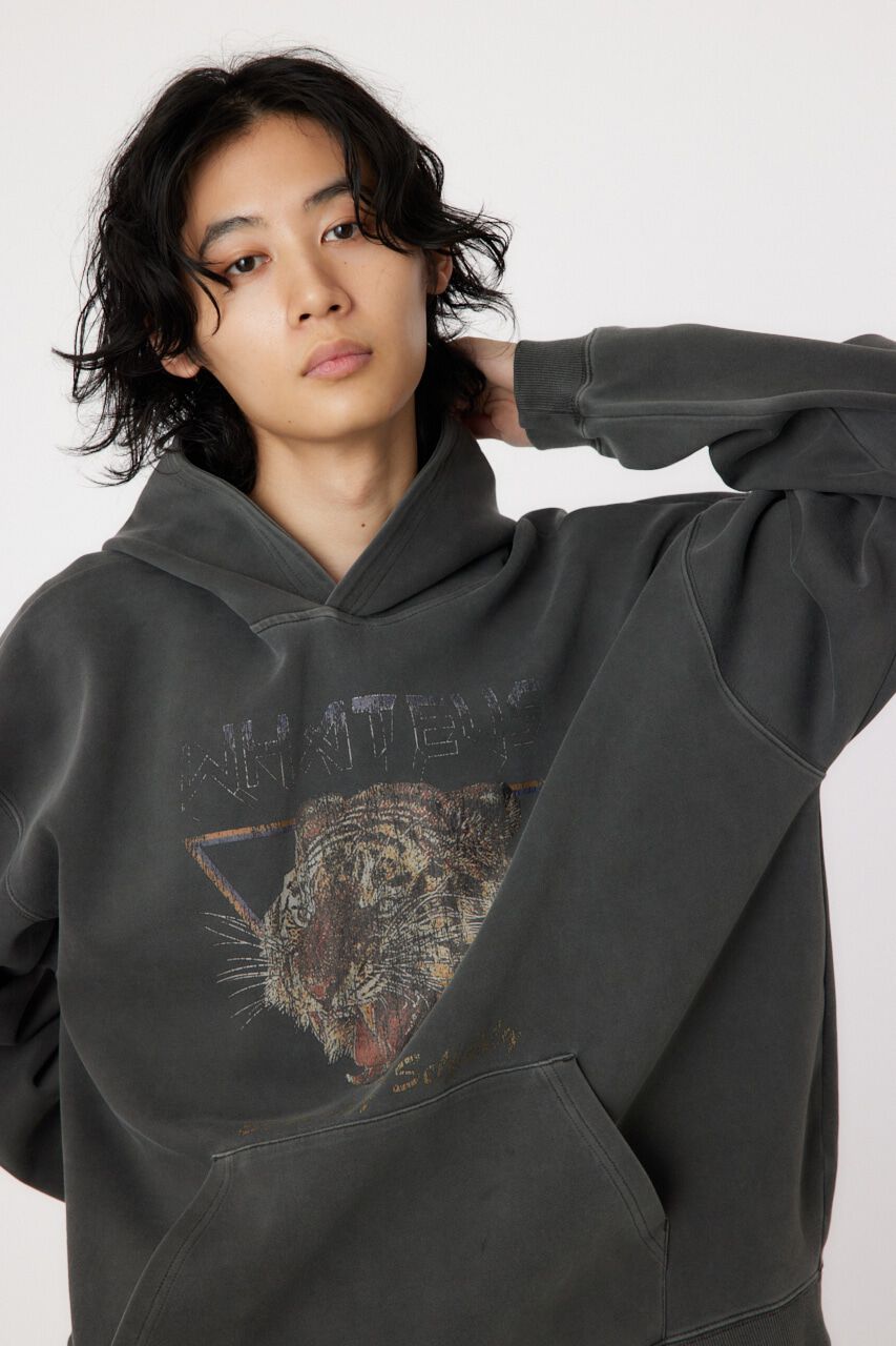 RODEO CROWNS「ピグメントダンボールフーディ」|パーカー|