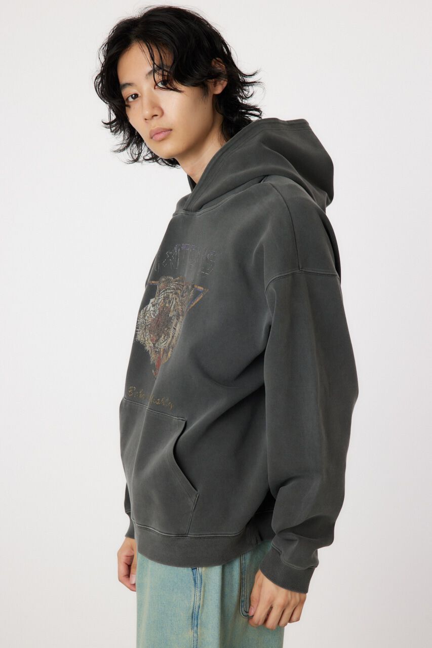 RODEO CROWNS「ピグメントダンボールフーディ」|パーカー|