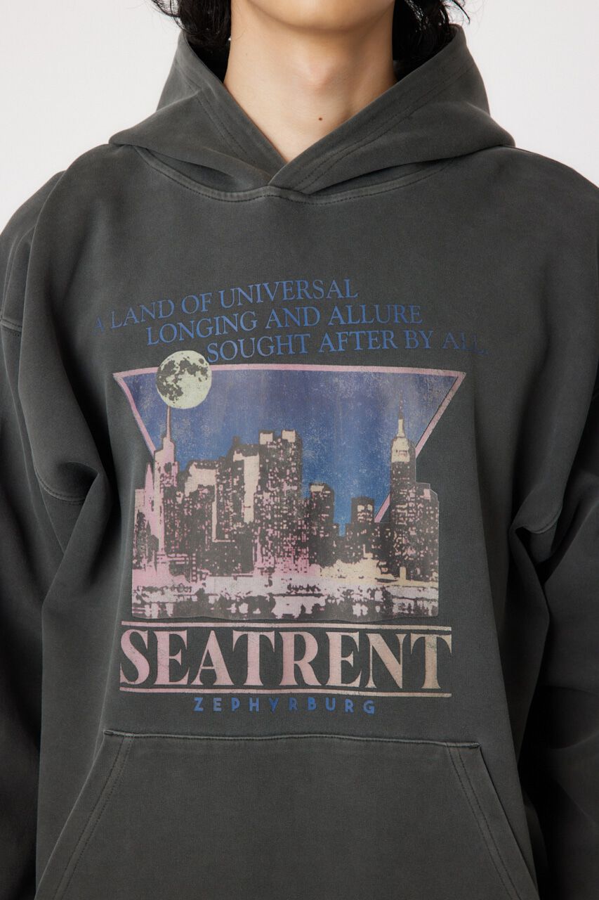 RODEO CROWNS「ピグメントダンボールフーディ」|パーカー|