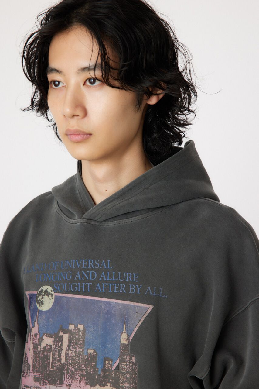 RODEO CROWNS「ピグメントダンボールフーディ」|パーカー|