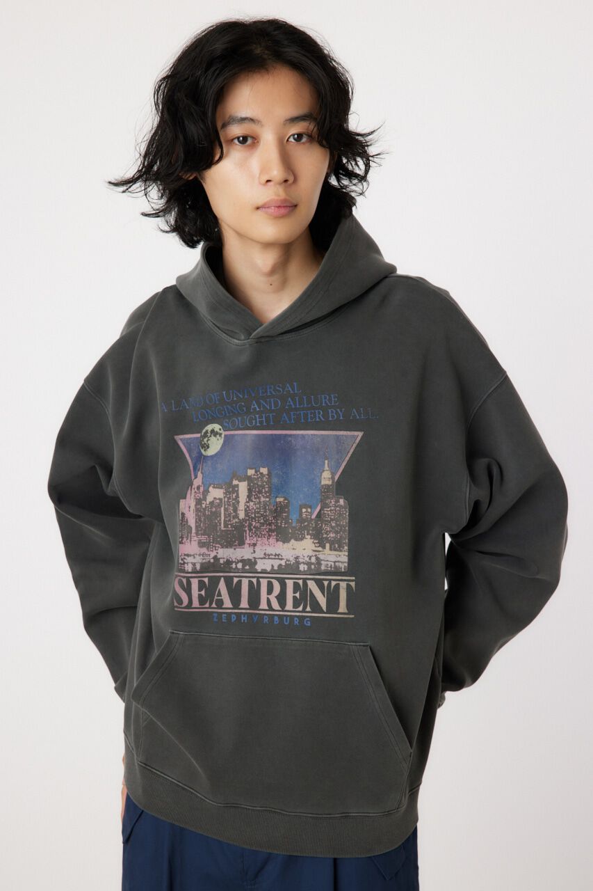 RODEO CROWNS「ピグメントダンボールフーディ」|パーカー|