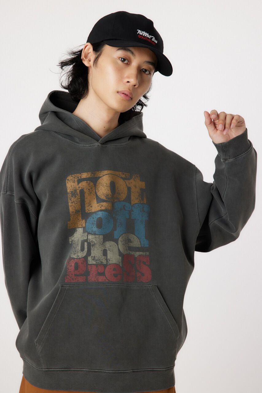 RODEO CROWNS「ピグメントダンボールフーディ」|パーカー|