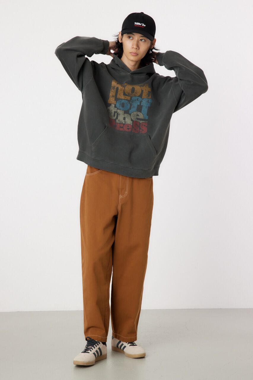 RODEO CROWNS「ピグメントダンボールフーディ」|パーカー|