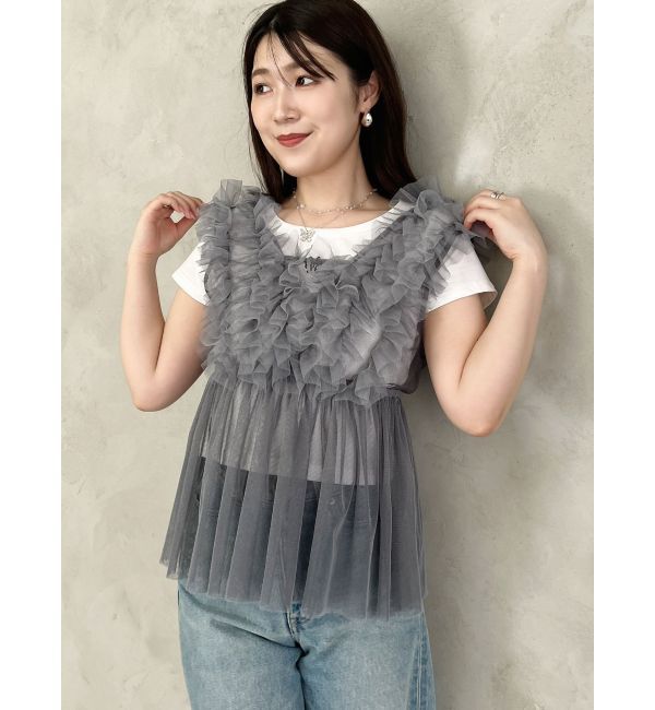 MERCURYDUO「エンブロイダリーワンポイントロゴTシャツ」|Tシャツ・カットソー|