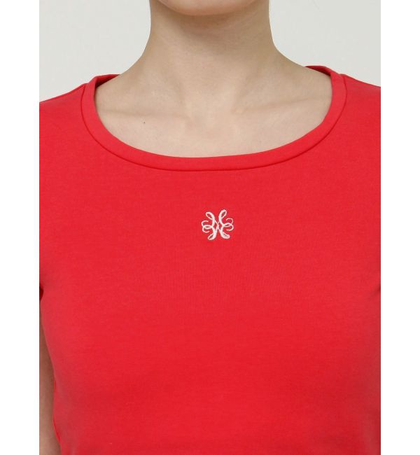 MERCURYDUO「エンブロイダリーワンポイントロゴTシャツ」|Tシャツ・カットソー|