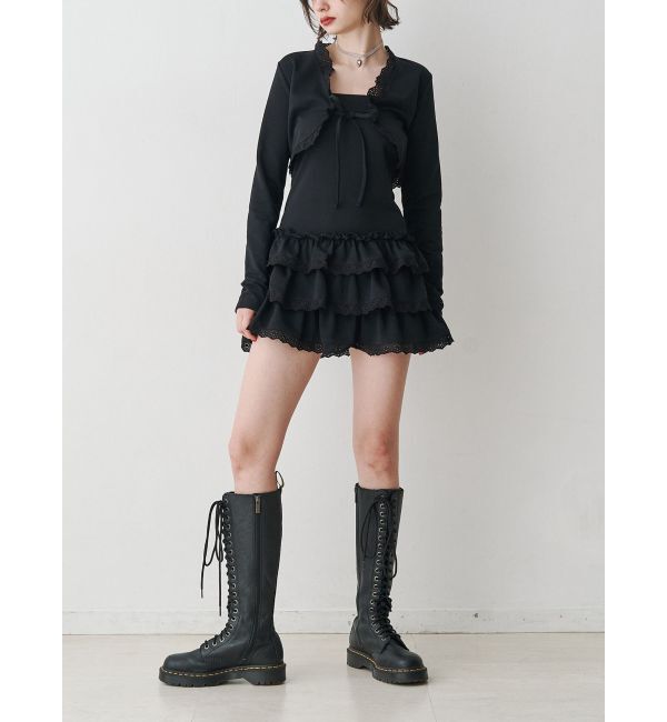 jouetie「ボレロセットフリルベアワンピース」|ワンピース|