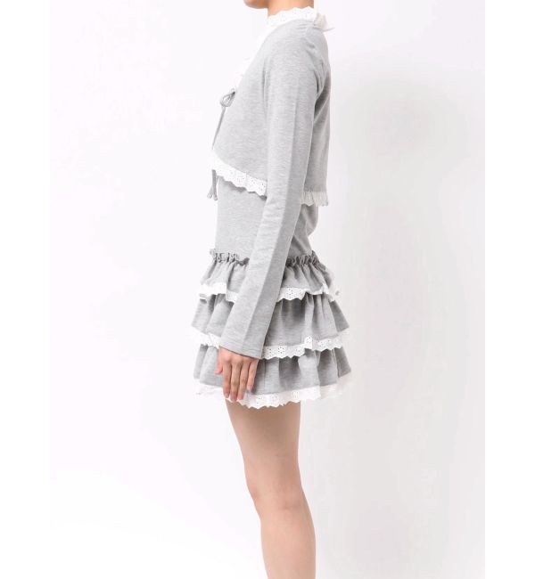 jouetie「ボレロセットフリルベアワンピース」|ワンピース|