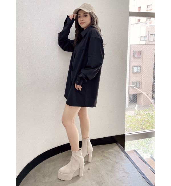 GYDA「GYGYシャツワンピース」|ワンピース|