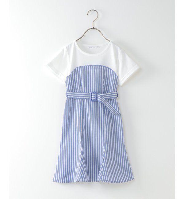 ikka kids「【キッズ】マーメイドドッキングワンピース（100~160cm）」|スカート|