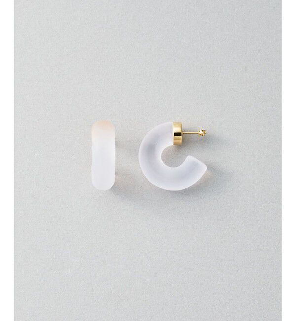 Jouete「[ドロップ] ピアス フープ」|ピアス|イエローゴールド