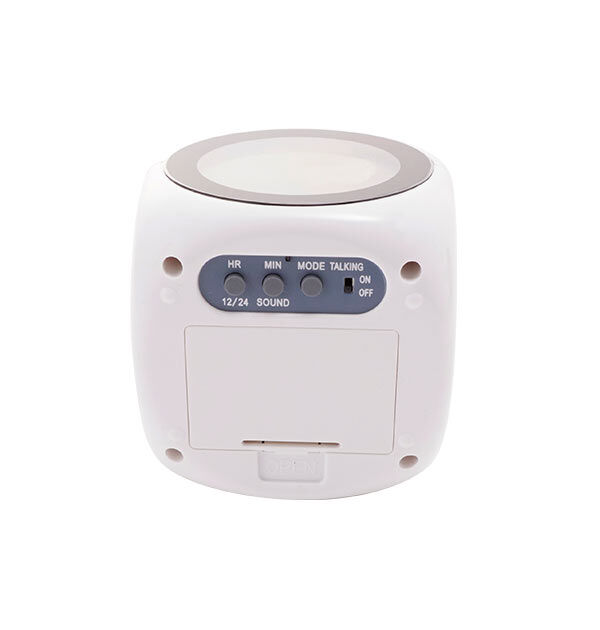 BACKYARD FAMILY「置き時計 おしゃれ デジタル 通販 置時計 夜も見える 時計 プロジェクター 光る ライト 音声」|クロック・置時計|