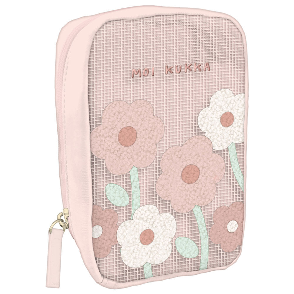 BACKYARD FAMILY「クーリア ポーチ かわいい コンパクト 通販 コンパクトポーチ 小物入れ サニタリーポーチ」|ポーチ|ピンク1