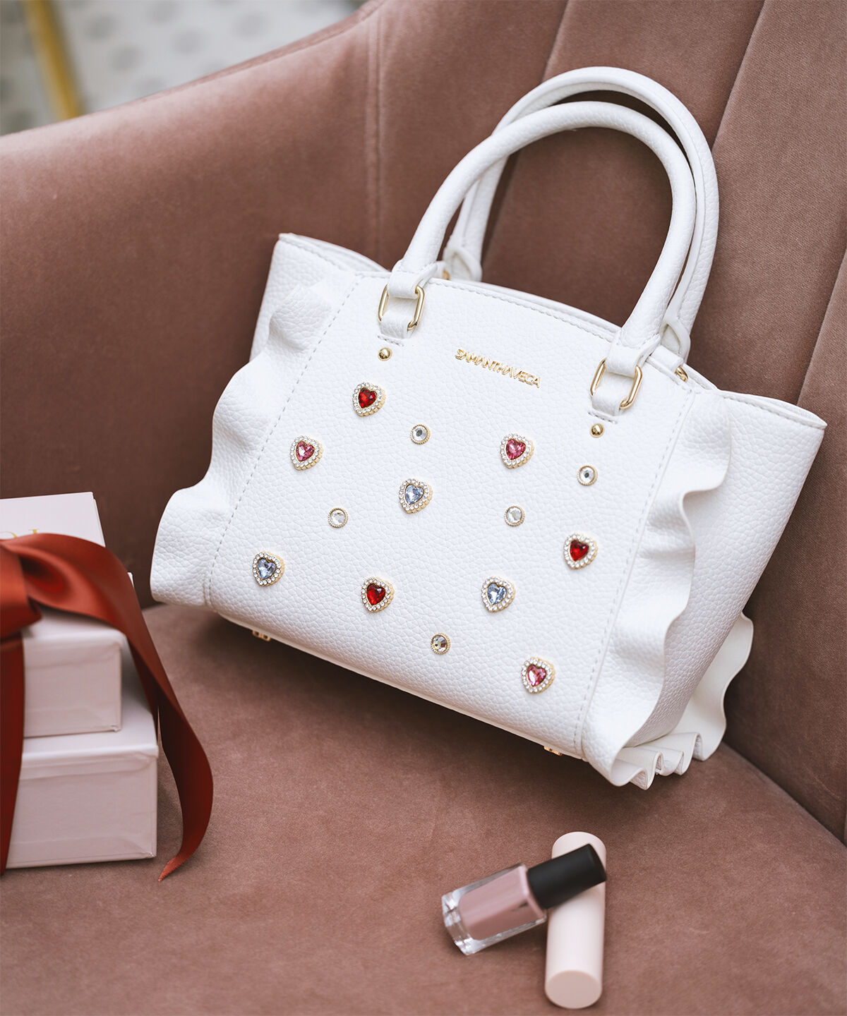 Samantha Vega「ビジューフラッター(ミニ)」|トートバッグ|