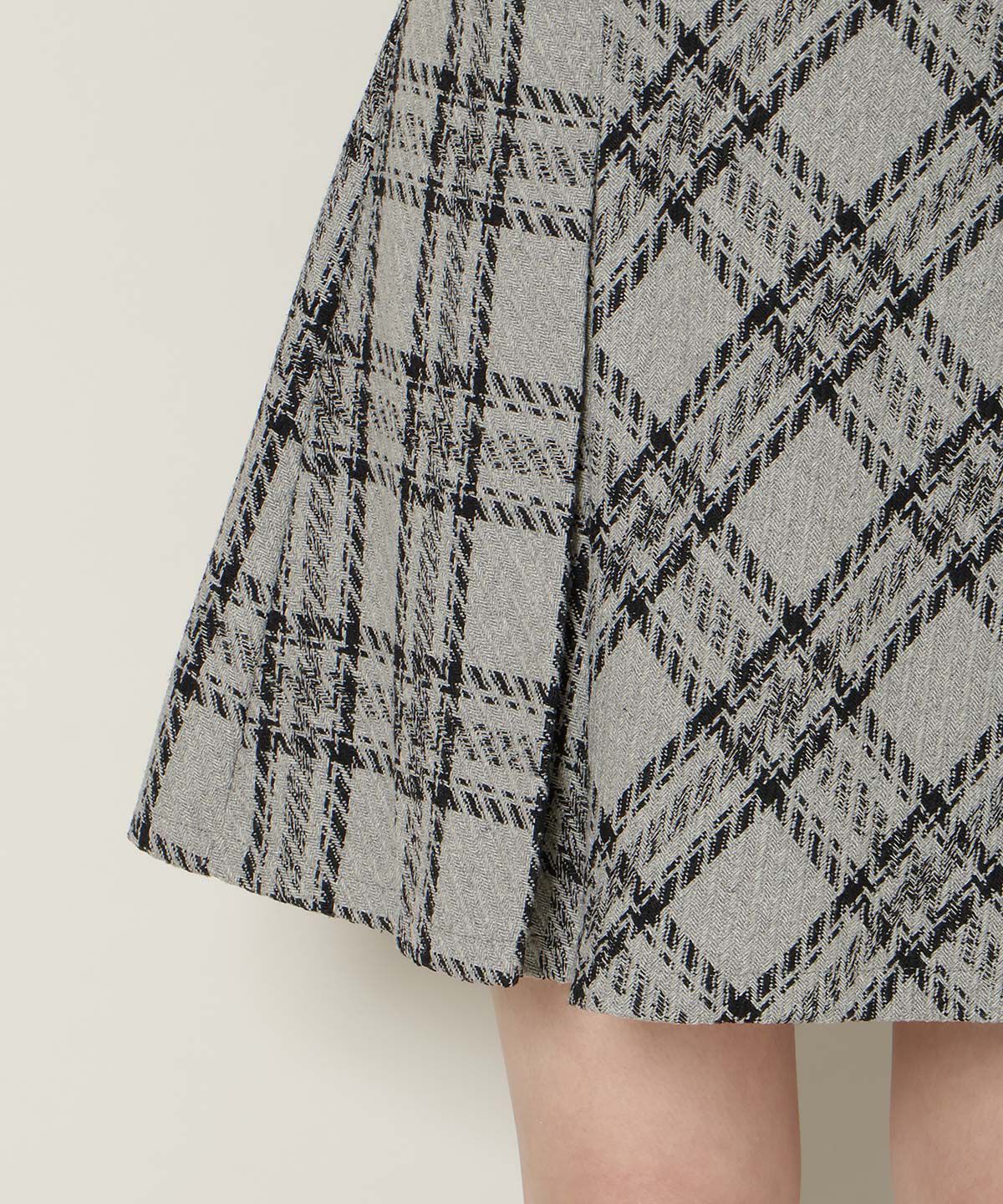 WILLSELECTION「ボックスプリーツミニスカート」|フレア|