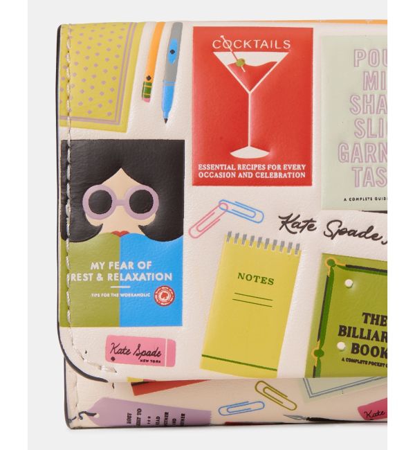 kate spade new york「ページ ターナー カード ケース トライフォールド ウォレット」|財布|