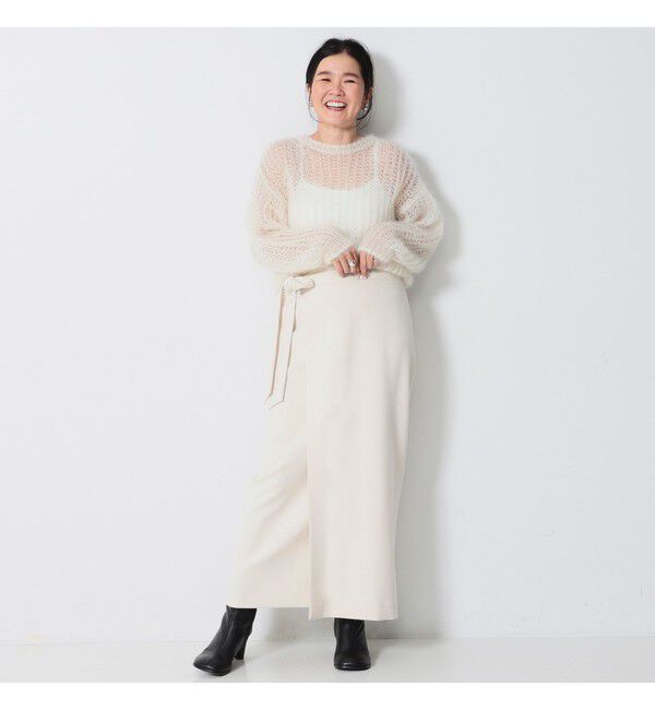 Demi-Luxe BEAMS 「LEE &times; Demi-Luxe BEAMS / ラップ ロングスカート .M」|スカート|