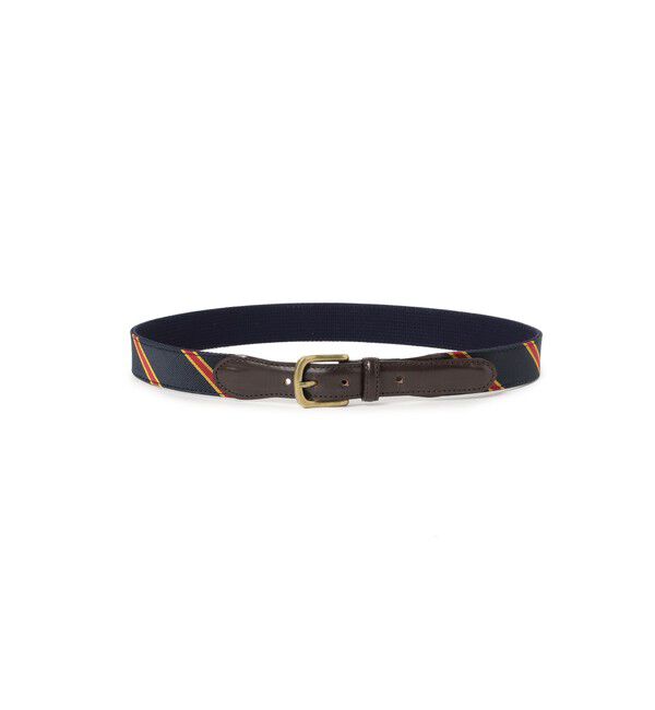 BEAMS PLUS「Leather Tab Ribbon Belt」|ベルト|