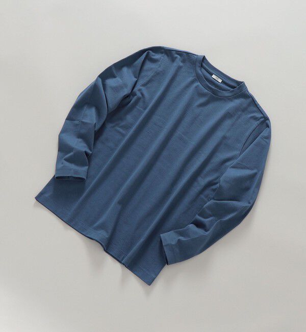 SHIPS「SHIPS: 抗菌・防臭 NANO-FINE(R) ハイゲージ クルーネック Tシャツ (ロンT)」|Tシャツ・カットソー|