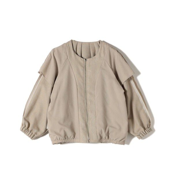 SHIPS Colors 「SHIPS Colors:〈手洗い可能〉バスケット ギャザー ブルゾン」|ブルゾン・スタジャン|