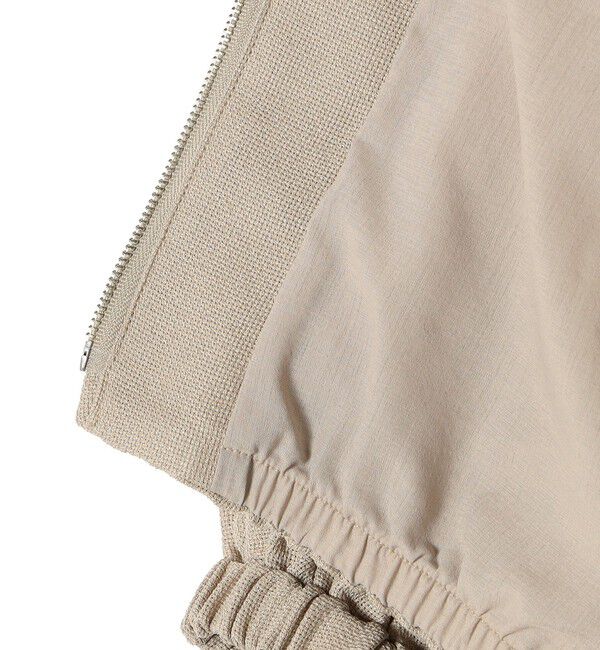 SHIPS Colors 「SHIPS Colors:〈手洗い可能〉バスケット ギャザー ブルゾン」|ブルゾン・スタジャン|