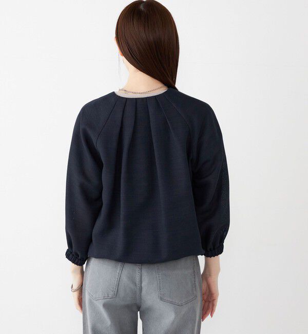 SHIPS Colors 「SHIPS Colors:〈手洗い可能〉バスケット ギャザー ブルゾン」|ブルゾン・スタジャン|