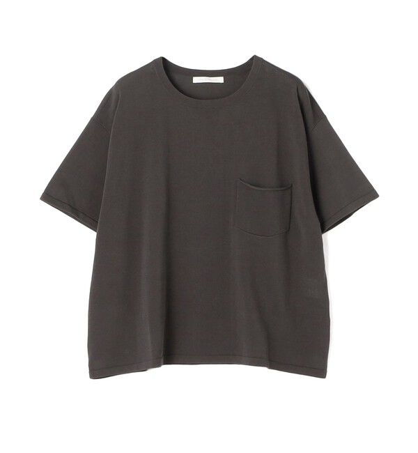 GALERIE VIE「クレープコットン ハーフスリーブプルオーバー」|ニット・セーター|17 チャコールグレー