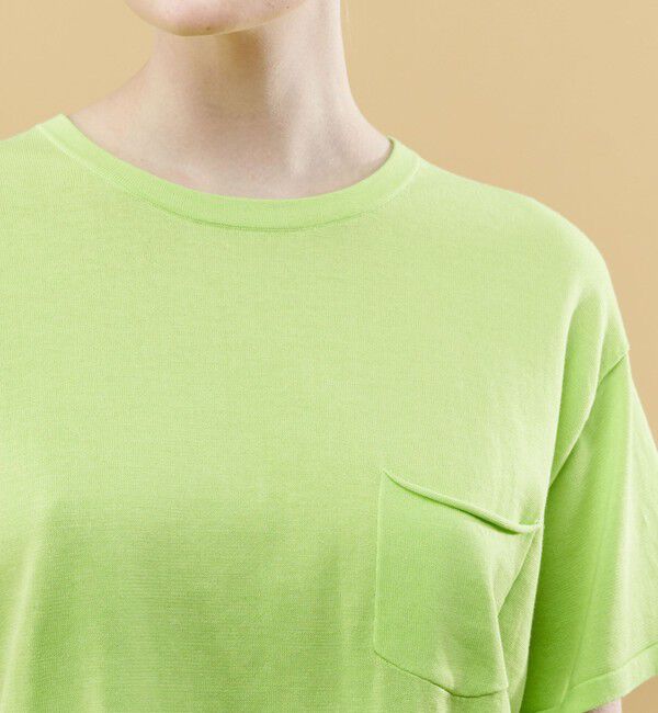 GALERIE VIE「クレープコットン ハーフスリーブプルオーバー」|ニット・セーター|