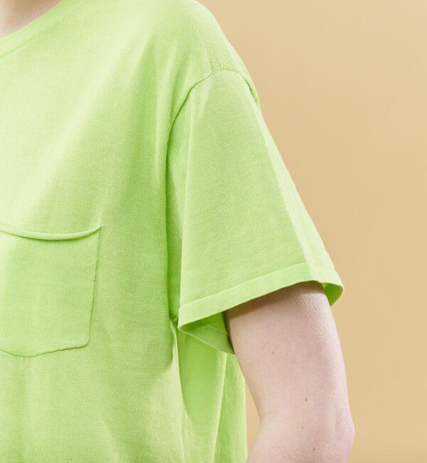 GALERIE VIE「クレープコットン ハーフスリーブプルオーバー」|ニット・セーター|