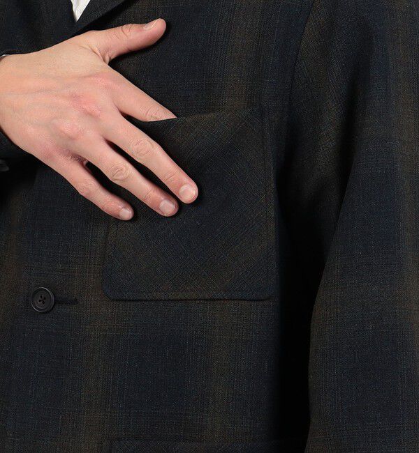 TOMORROWLAND MENS「【別注】PENDLETON ウール オンブレチェック ジャケット」|テーラードジャケット|