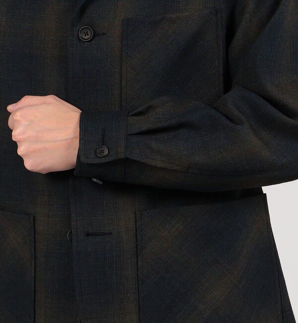 TOMORROWLAND MENS「【別注】PENDLETON ウール オンブレチェック ジャケット」|テーラードジャケット|