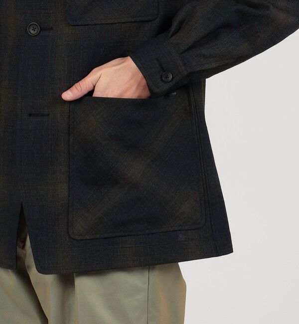 TOMORROWLAND MENS「【別注】PENDLETON ウール オンブレチェック ジャケット」|テーラードジャケット|