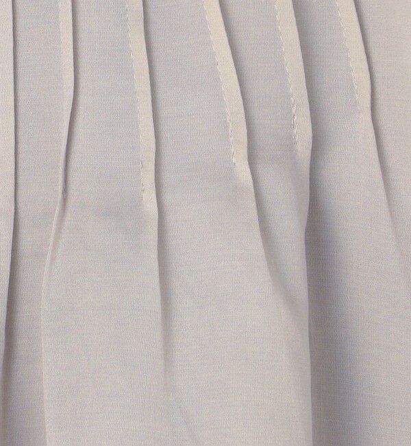 Ballsey「コットンシルクサテン ピンタックパフブラウス」|シャツ・ブラウス|