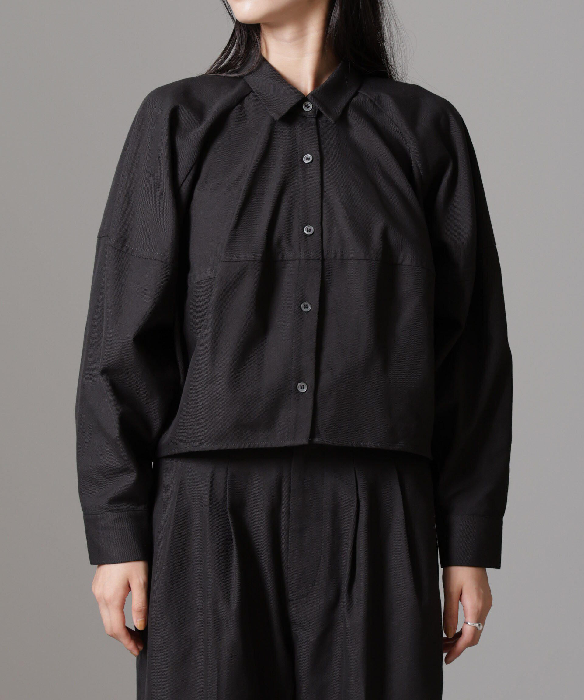 nano･universe「バルーンシルエットシャツ(セットアップ可)」|シャツ・ブラウス|