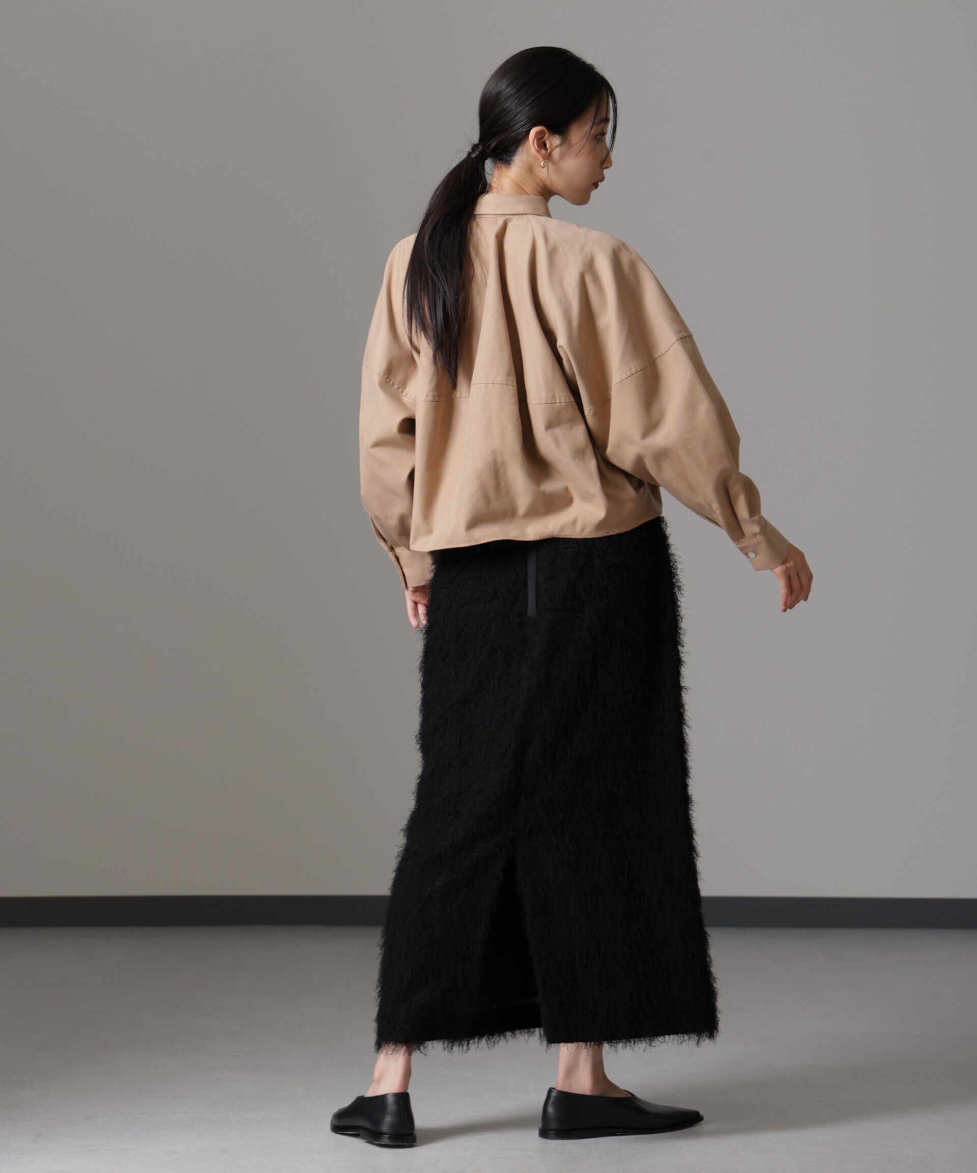 nano･universe「バルーンシルエットシャツ(セットアップ可)」|シャツ・ブラウス|