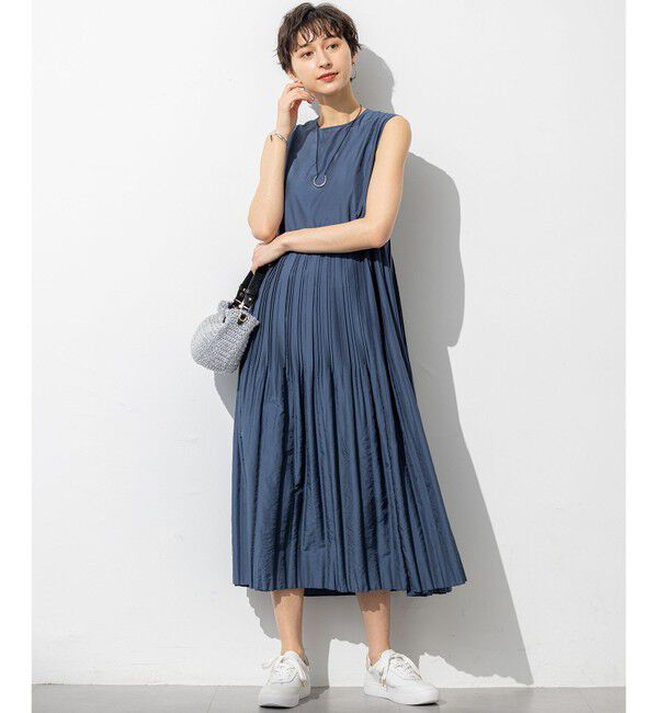 23区「【洗える】プリーツコンビ ワンピース」|ワンピース|