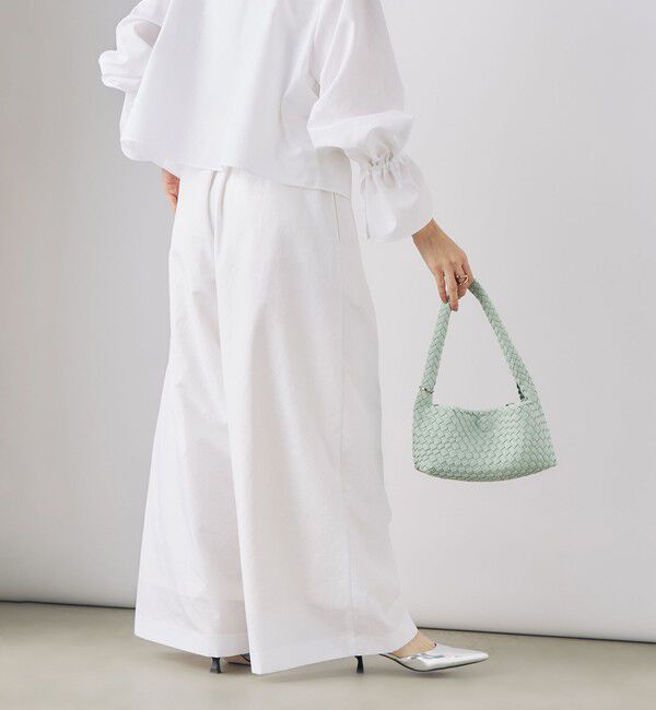 NOLLEY'S「ウォッシャブルエクセルテックタンブラー2タックワイドパンツ」|その他|