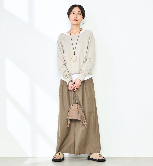 NOLLEY'S「ウォッシャブルエクセルテックタンブラー2タックワイドパンツ」|その他|