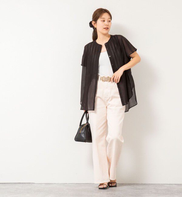 NOLLEY'S「フレンチスリーブオーバーシャツ」|シャツ・ブラウス|