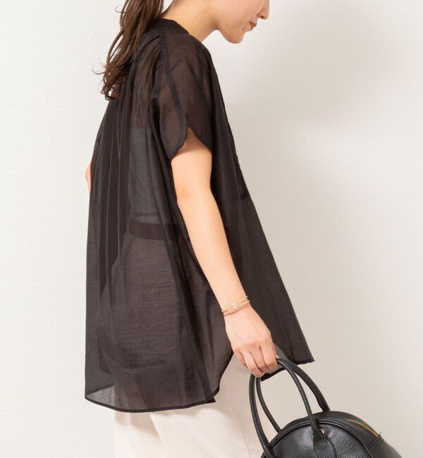 NOLLEY'S「フレンチスリーブオーバーシャツ」|シャツ・ブラウス|