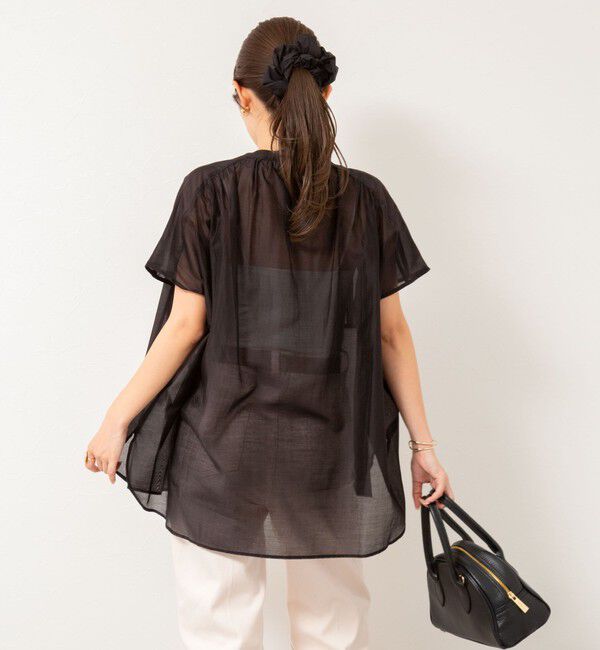 NOLLEY'S「フレンチスリーブオーバーシャツ」|シャツ・ブラウス|