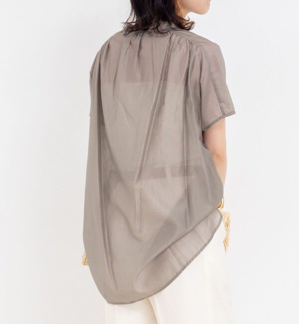 NOLLEY'S「フレンチスリーブオーバーシャツ」|シャツ・ブラウス|