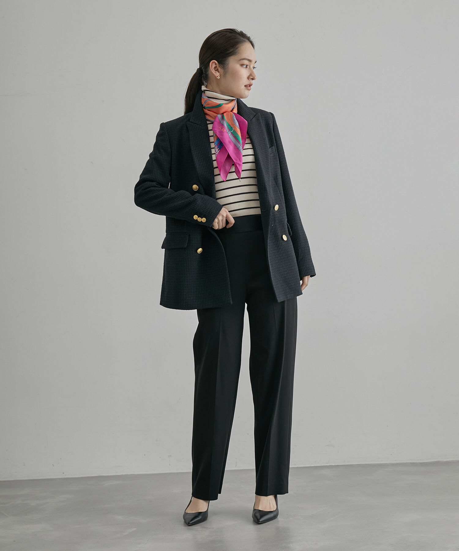 ROPE「ハイゲージタートルネックニット」|ニット・セーター|