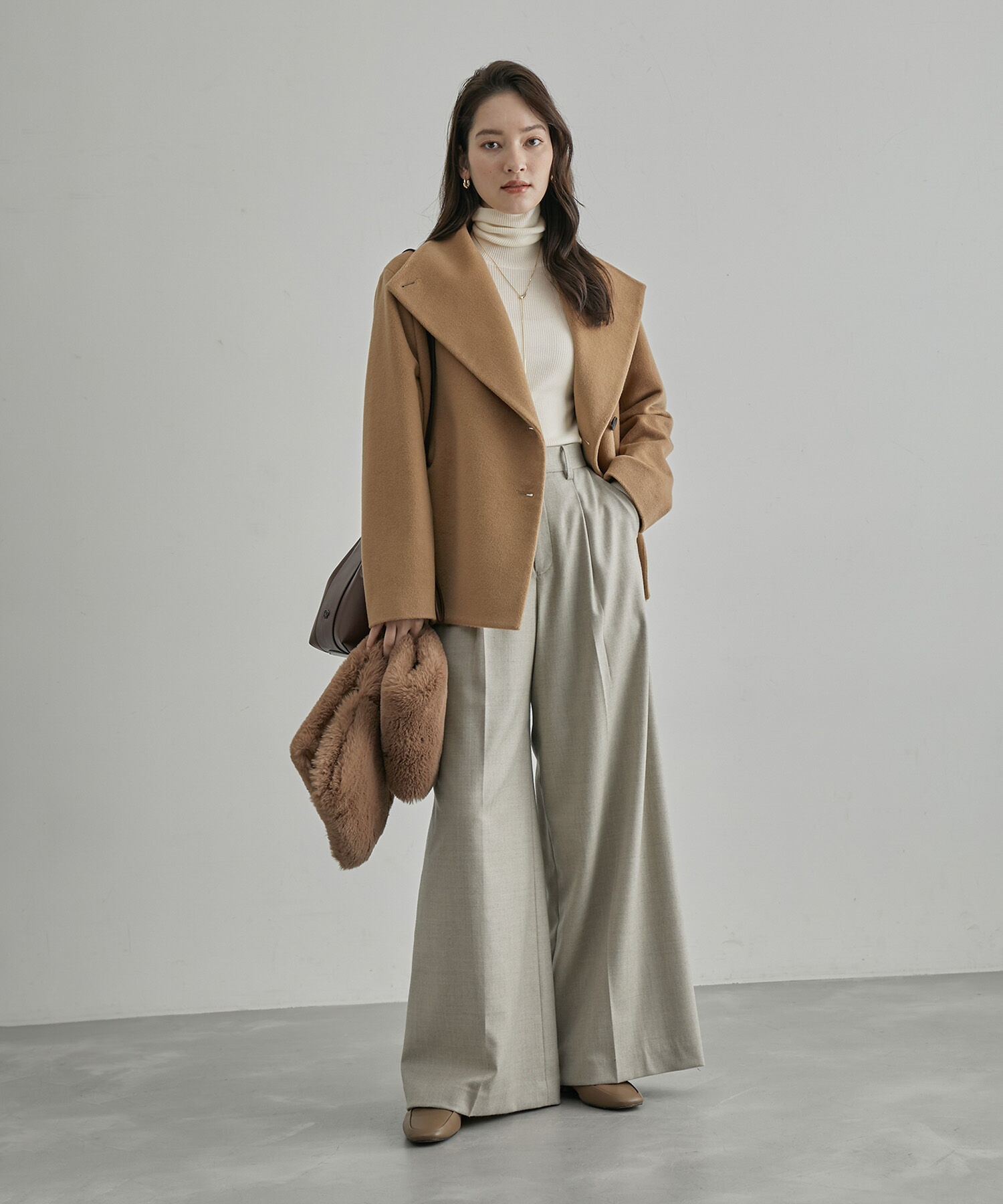 ROPE「ハイゲージタートルネックニット」|ニット・セーター|