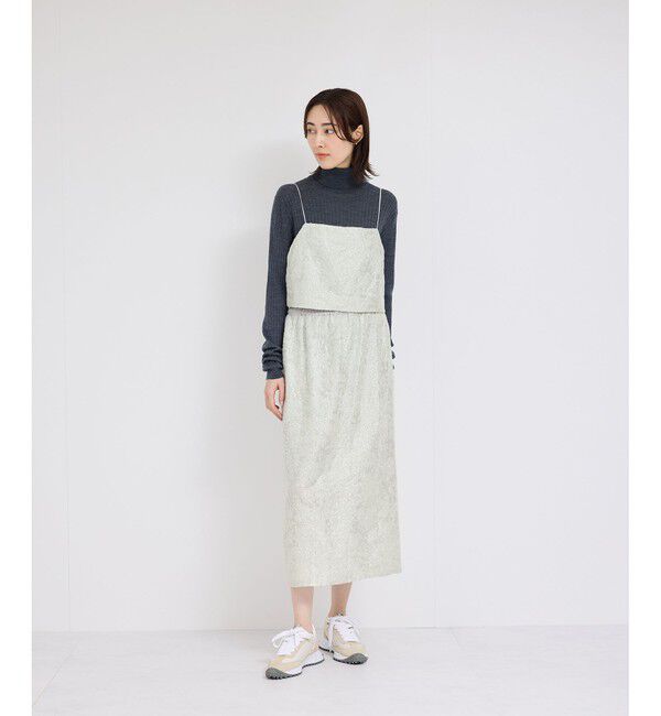 ROPE「スパンコールIラインスカート」|スカート|