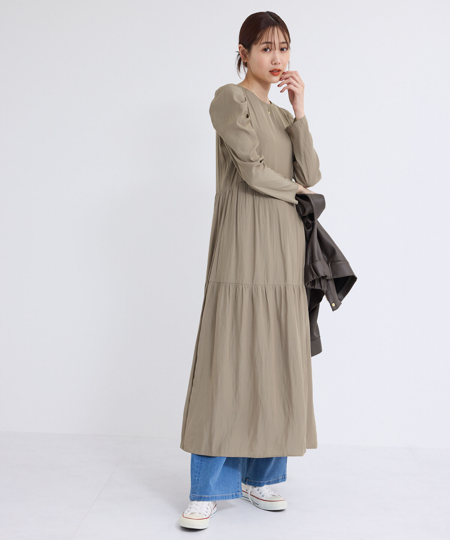 Rope&rsquo;Picnic「ティアードロングワンピース」|ワンピース|